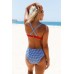 Angelsin Kırmızı Desenli Bikini Alt