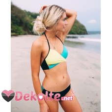 Angelsin Renkli Şık Tasarım Bikini Alt