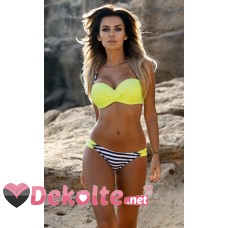 Angelsin Sarı Özel Tasarım Bikini Üst