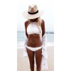 Angelsin Şık Beyaz Tankini Bikini