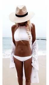 Angelsin Şık Beyaz Tankini Bikini