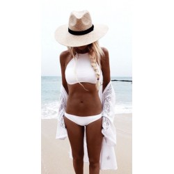 Angelsin Şık Beyaz Tankini Bikini