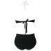 Angelsin Siyah Beyaz Bikini Alt