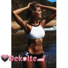 Angelsin Siyah Beyaz Bikini Alt