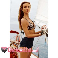 Angelsin Siyah Yüksel Bel Şık Bikini Alt