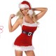 Merry See Kadife Yılbaşı Kız Kostümü Şapkalı