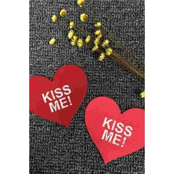 Merry See Kiss Me! Yazılı Gögüs Ucu Kapatıcı