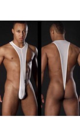 Merry See Seksi Beyaz Boyundan Slip