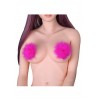 Merry See Tüylü Pembe Göğüs Ucu Kapatıcı